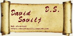 David Sovilj vizit kartica